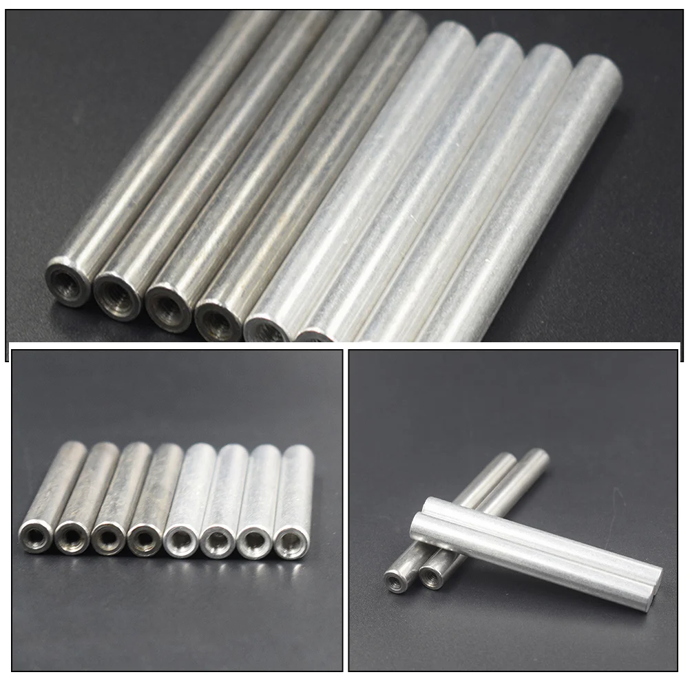 8 Pcs Electromagnet Water Electrolyzer Rod Aluminum Pure Iron for Magnetic Coils