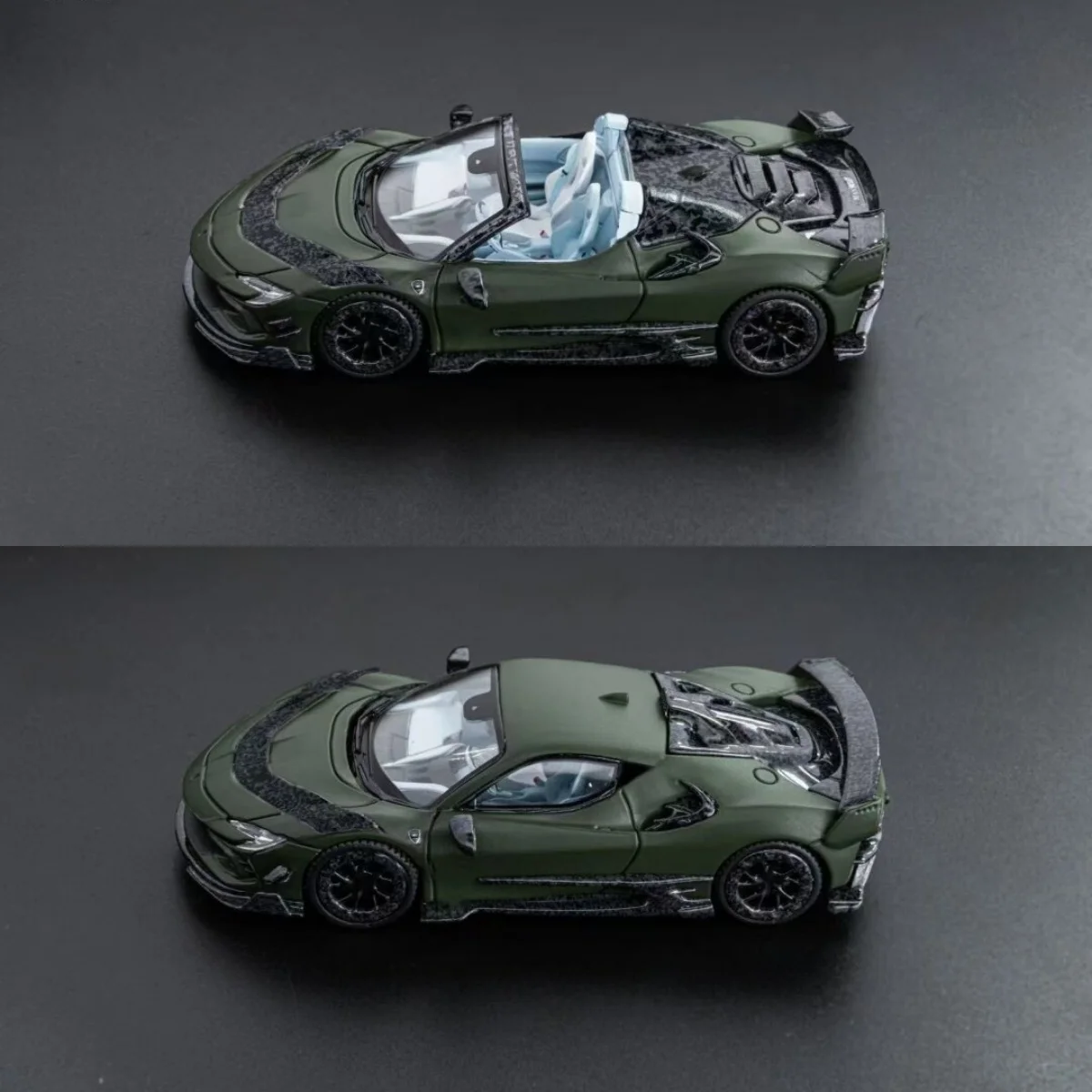 

DCM 1:64 Mansory SF90 F9XX Кабриолетная/жесткая модель автомобиля из сплава