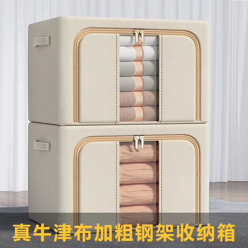 Large Capacity Clothes Storage Bag Foldable Blanket Storage Containers for Organizing Bedroom Closet