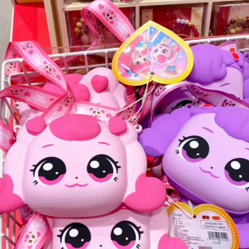 

Kawaii сумка через плечо мультфильм аниме силиконовый кошелек для монет для девочек Teenies подарок игрушка для детей Коллекционная сумка