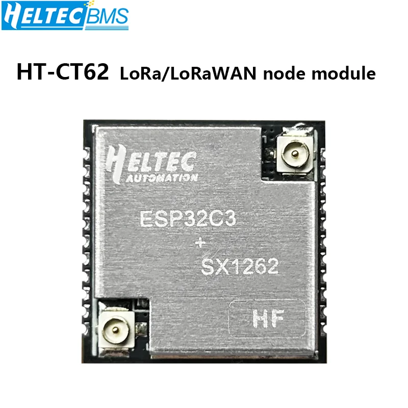 Heltec HT-CT62 LoRa Series Module  with SX1262 ESP32-C3FN4 Arduino LoRaWAN 2.4 GHz Wi-Fi and LoRa