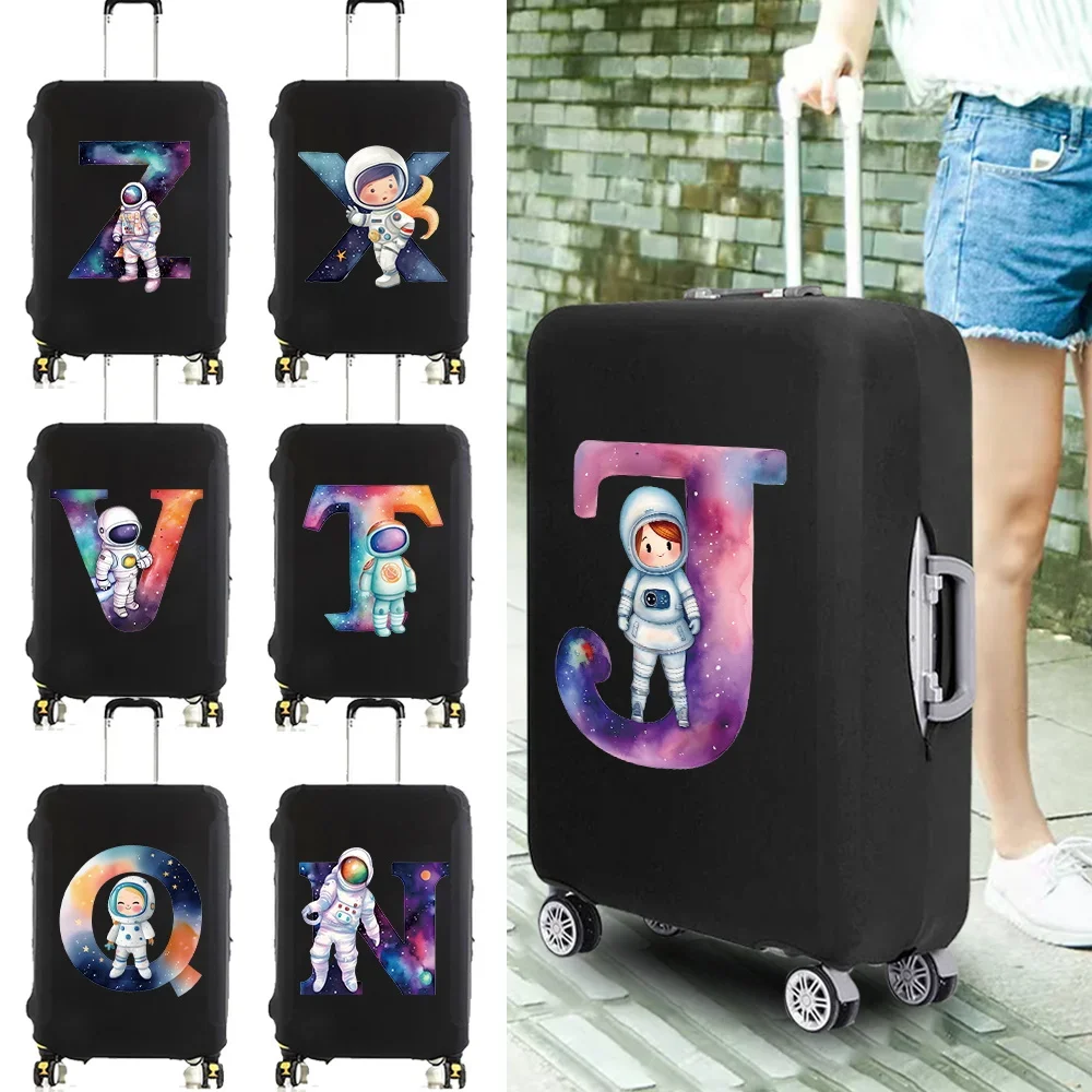 Luggage Cover Travel Needments Reusable Travel Luggage Astronaut Series Suitable Luggage 18-32inch Reusable Washable