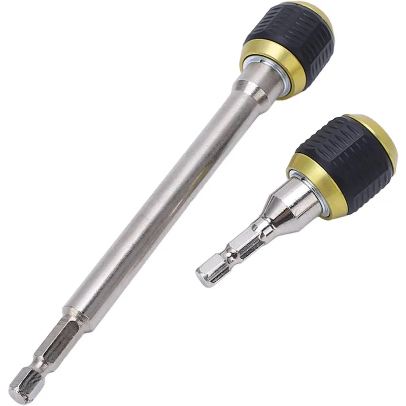 

Large Head Pop-up Quick Release Self-locking Hexagonal Handle Extension Rod Electric Drill Driver Conversion Screwdriver Tool