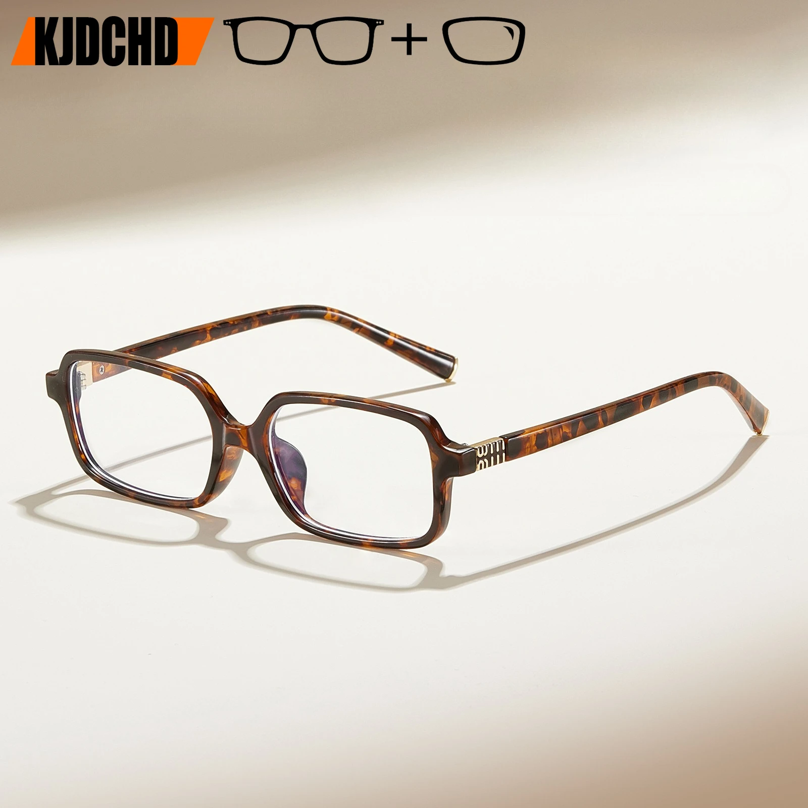 

New Small Frame Progressive Prescription Reading Glasses Square Anti Blue Light Photochromic Eyewear Optical Myopia Eyeglasses
