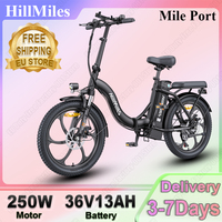 Hillmiles E-Bike 250W Motor 36V13Ah Lithium Battery City Trip Commuter Electric Bicycle 20in Tire Family Foldable Electric Bike