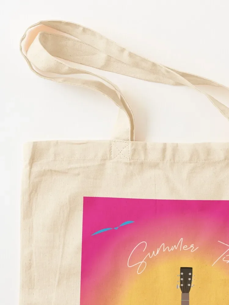 الموسيقى على الشاطئ حمل حقيبة حقائب اليد حقيبة قماش للنساء حقيبة تسوق حقائب اليد