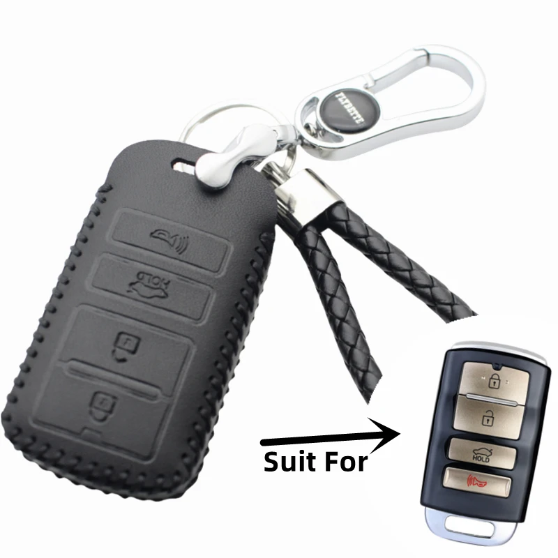 Flybetter Leather Car Key Protector Cover For Kia Sorento K900 K7 Cadenza Key C…