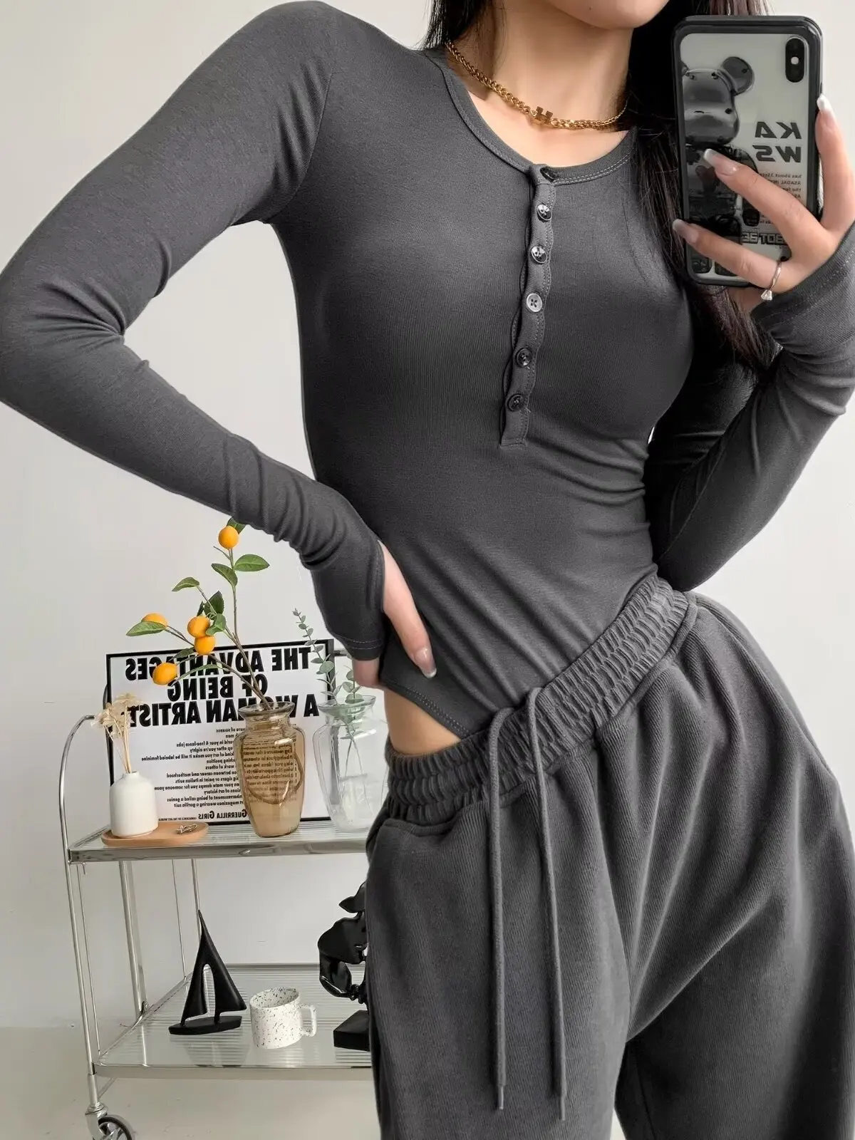 Sexy Long Sve Slim Fit e Bodysuit T-Shirt Damen Innenbekleidung Hohe Taille Baumwolle Street Sle Base Layer irt