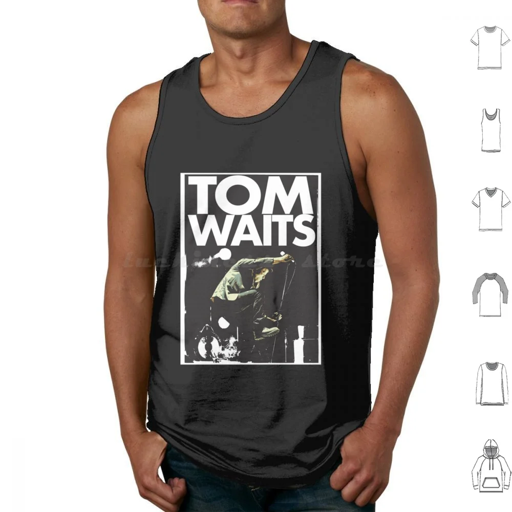 Tom Waits Retro Tank Tops Vest Sleeveless Tom Waits Icon Tom Waits Band Tom Waits Tom Waits Rain Dogs Idea Quote Sayings