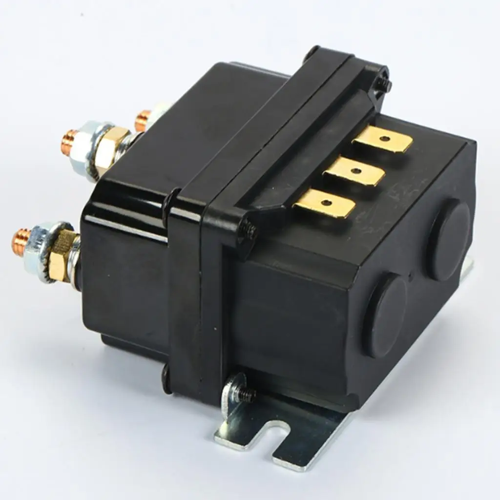 Automotive Car Relay 12V 250A Heavy Load Winch Controller Contactor Replacement for Vehicle Electrical