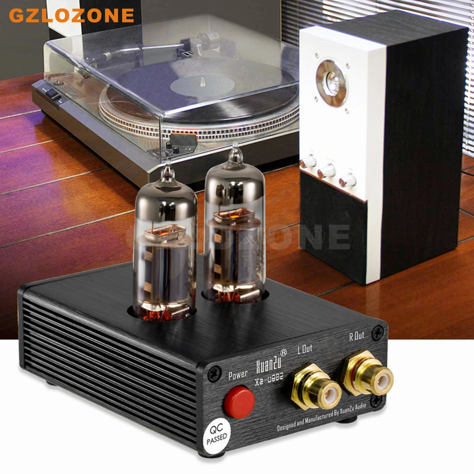 XZ-U802 HIFI 6J5 Tube MM Type Phono amplifier Pure Class A LP vinyl Phonograph preamplifier