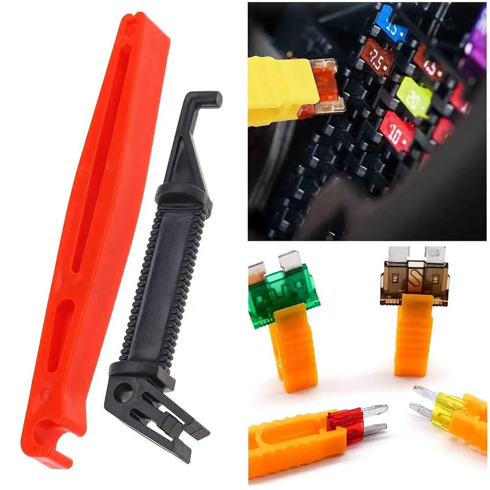 Estrattore per fusibili clip per auto pratico rimuovere 6x30 fusibile 8 pezzi nuovo estrattore per utensili in plastica rimozione estrattore per