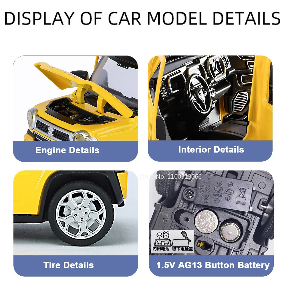 Samochody metalowe w skali 1/22 Hustler, odlewane ciśnieniowo, zabawki z napędem pull-back, gumowe opony, auta dla chłopców, prezenty na festiwale.