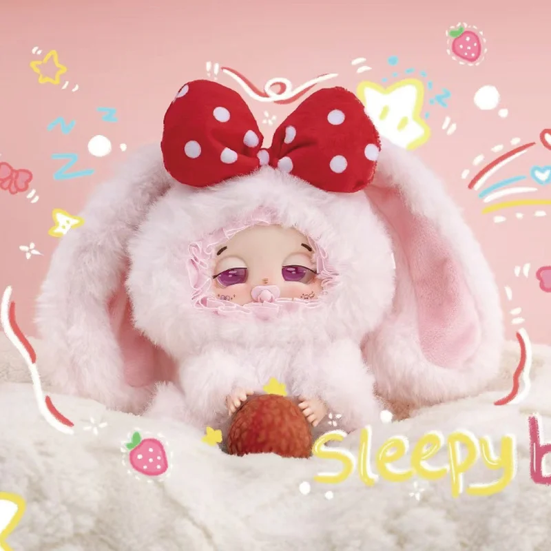 En Stock, caja ciega de la serie Doudou Good Luck Delivery, cara de vinilo, caja sorpresa misteriosa, estatuilla de acción, muñeca modelo de felpa