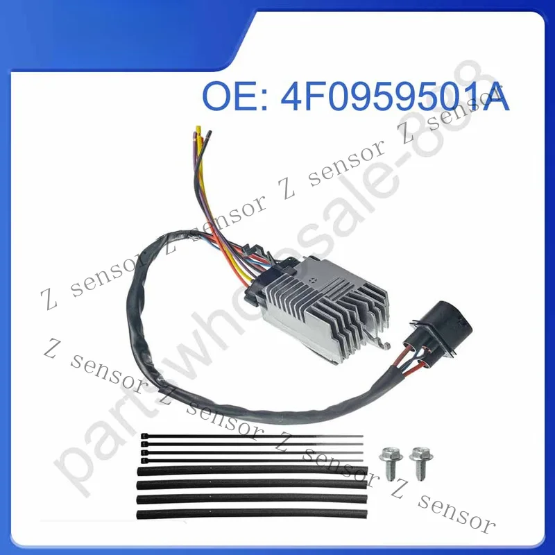 Z+ Radiator Control Fan Module for Audi A6 A6 Quattro 2005-2011 V6 3.2L 4F0959501A