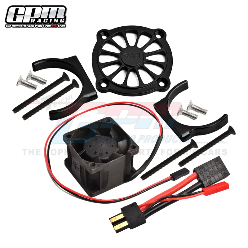 GPM Aluminum Motor Heatsink With Cooling Fan Only Use With SLE038A For TRAXXAS