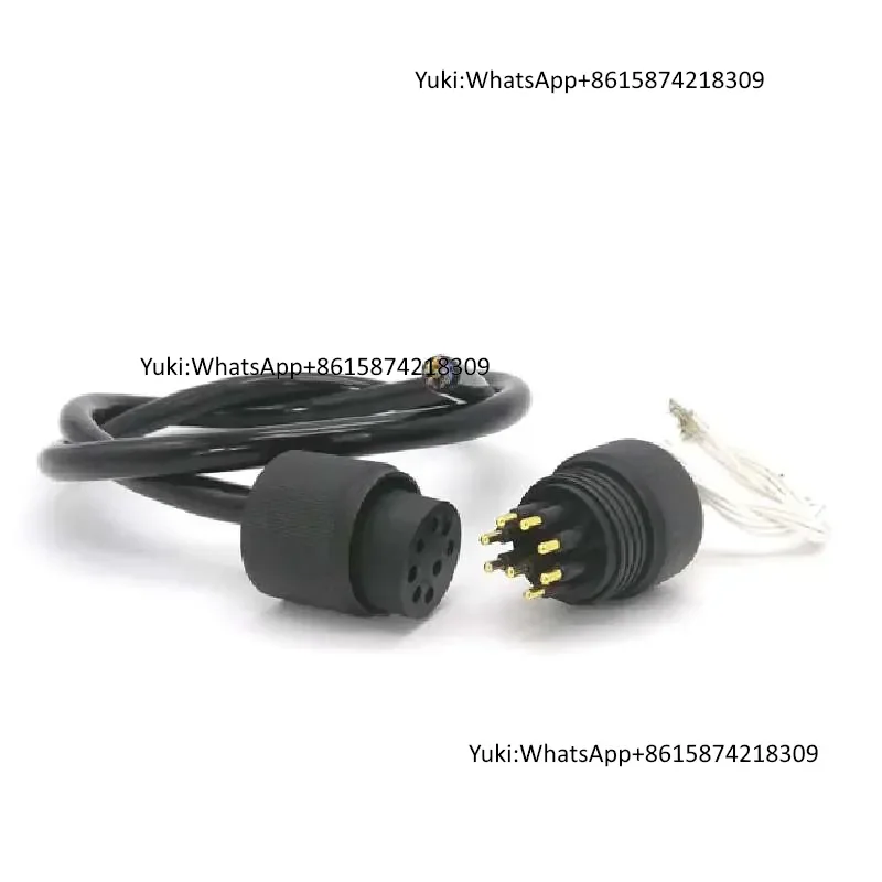 Underwater 8pin Circular Cable Rov Power IP69K Watertight Pluggable Wet Watertight Connector