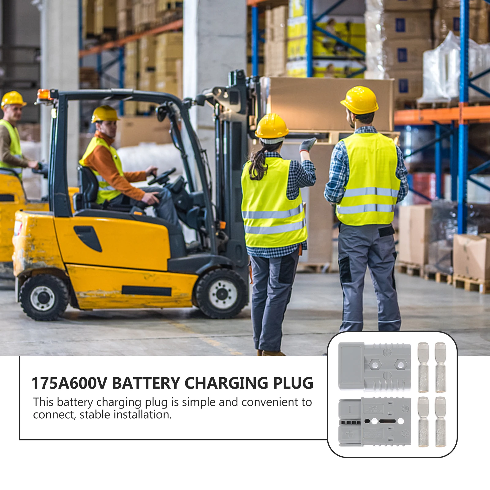 

2 pcs Charging Plug Car Exterior Connector Power Pole Connectors Accessories Wire High Quality Plastic Retardant