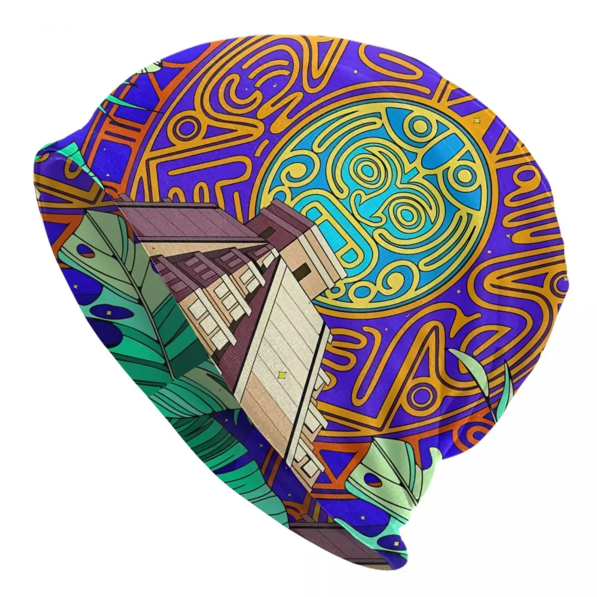 Huichol Totem Beanies Caps Hat Fashion Bonnet Hats Men