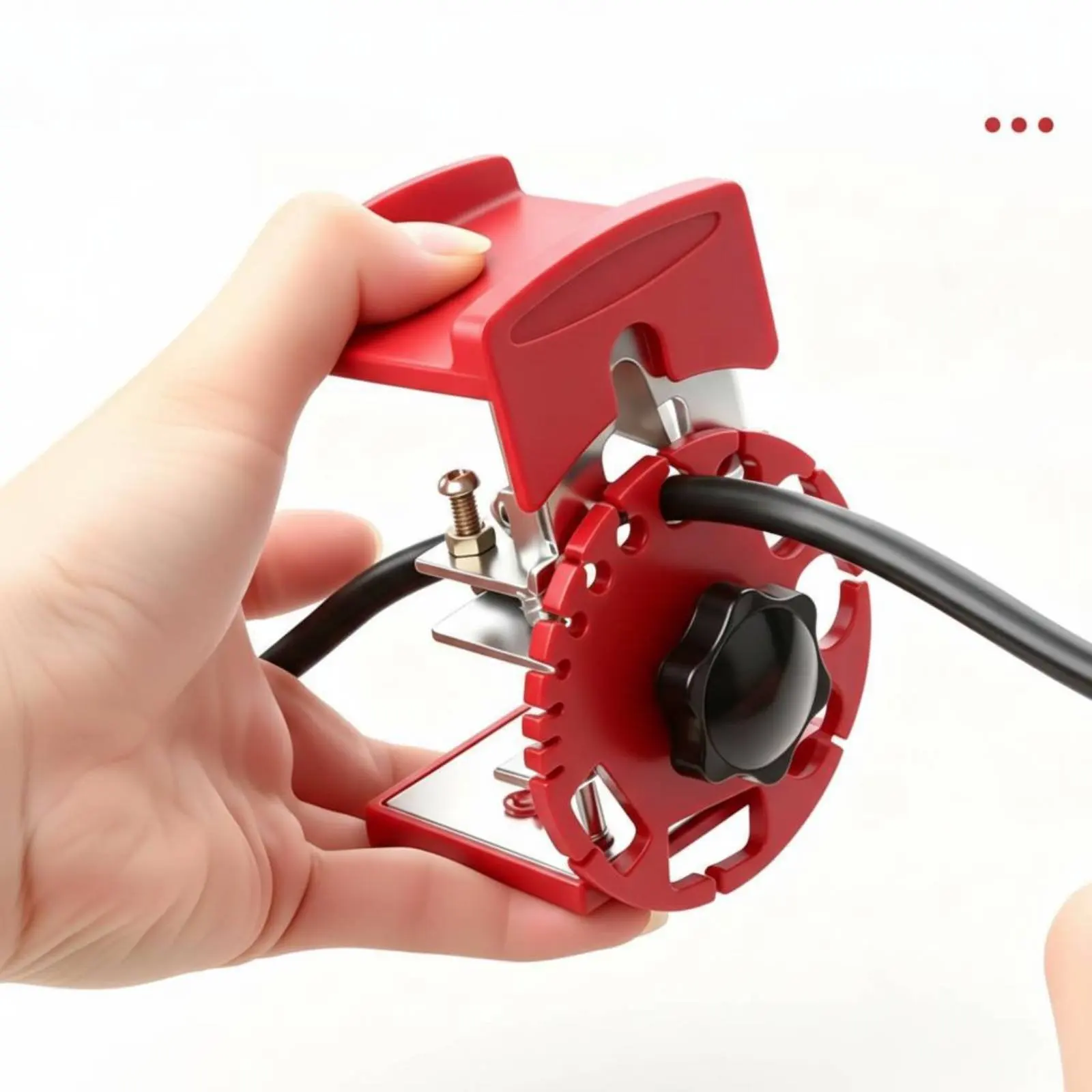 Picture 4: Adjustable Copper Wire Stripper Lightweight Handheld Wire Stripper Compact Replaceable Blades for Electricians