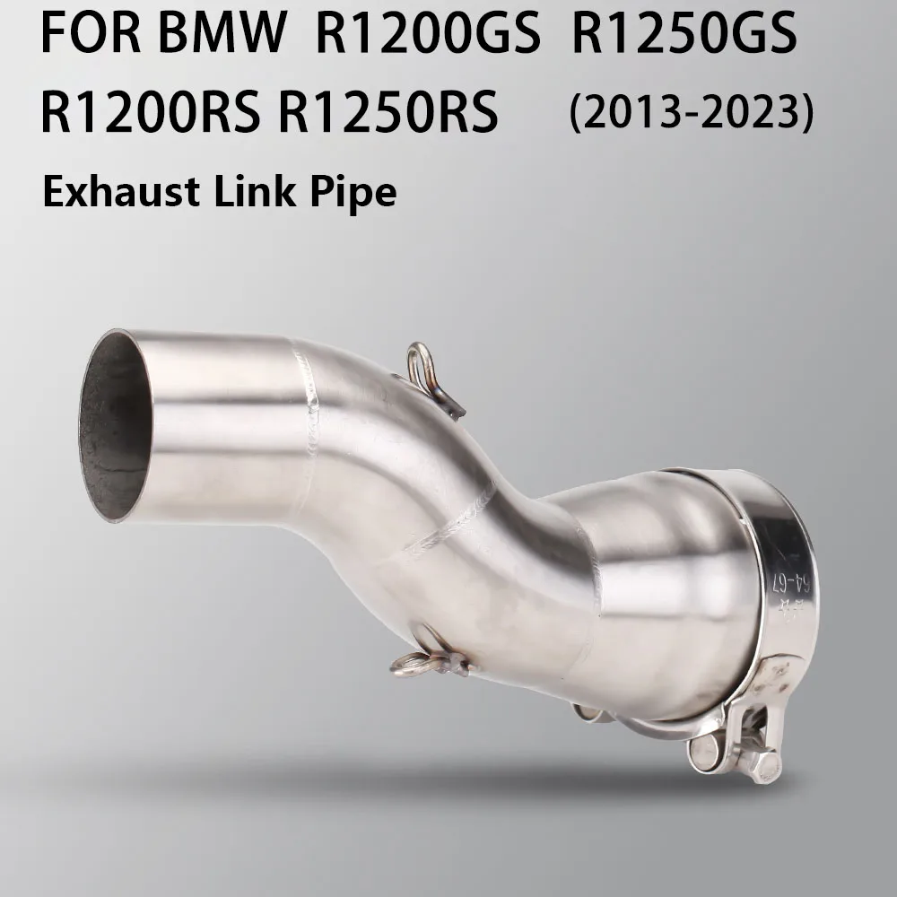 R1250RS Exhaust Pipe For R1200R R1200RS R1200GS R1200GSA R1250R R1250GS R1250GSA 2013-2023 Motorcycle Exhausts 51MM Adapter Tube