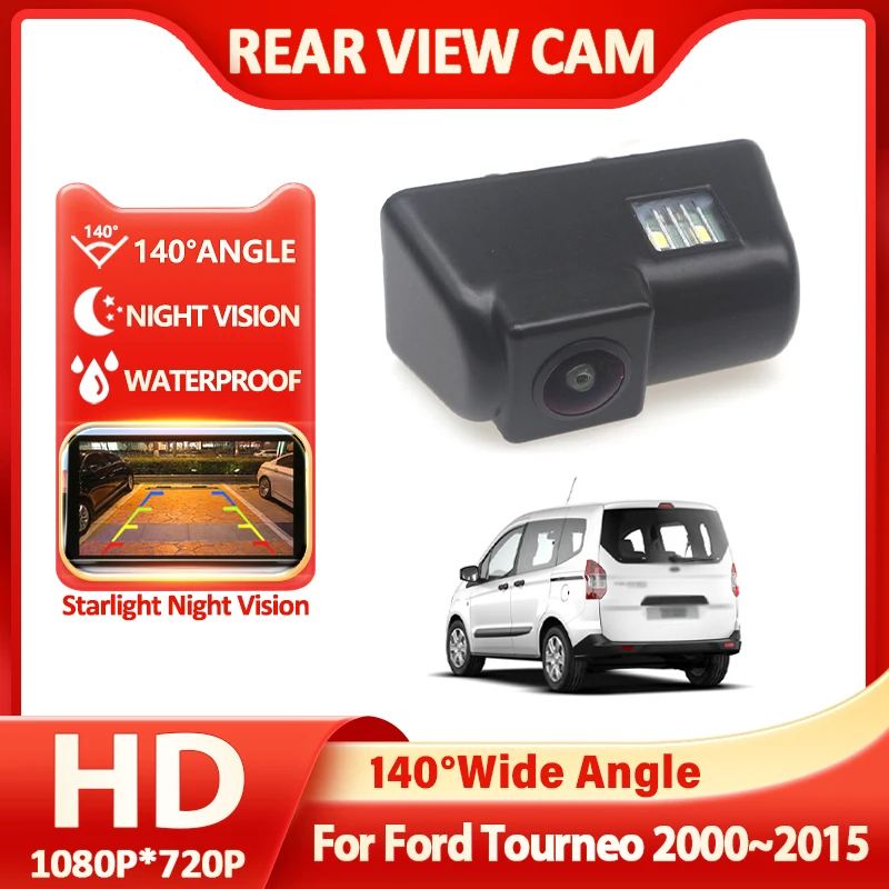 

New 140 degree CCD Car Reversing Rear View License Plate Backup Camera parking assist For Ford Tourneo 2000~2015 Accessories