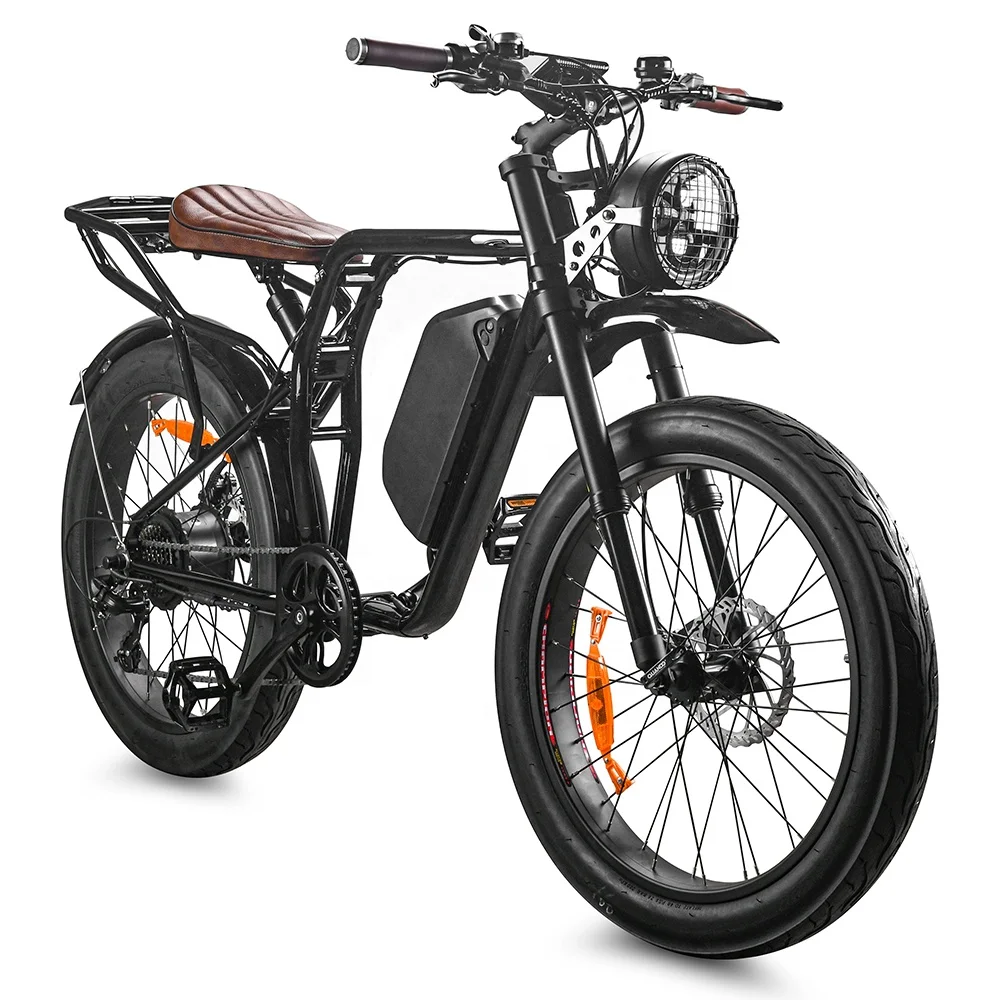 

Mountain Men Comfortable Seat City Bike 48v Ebike with Rear Hub Brushless Motor Disc Brake & Lithium Battery Power Supply