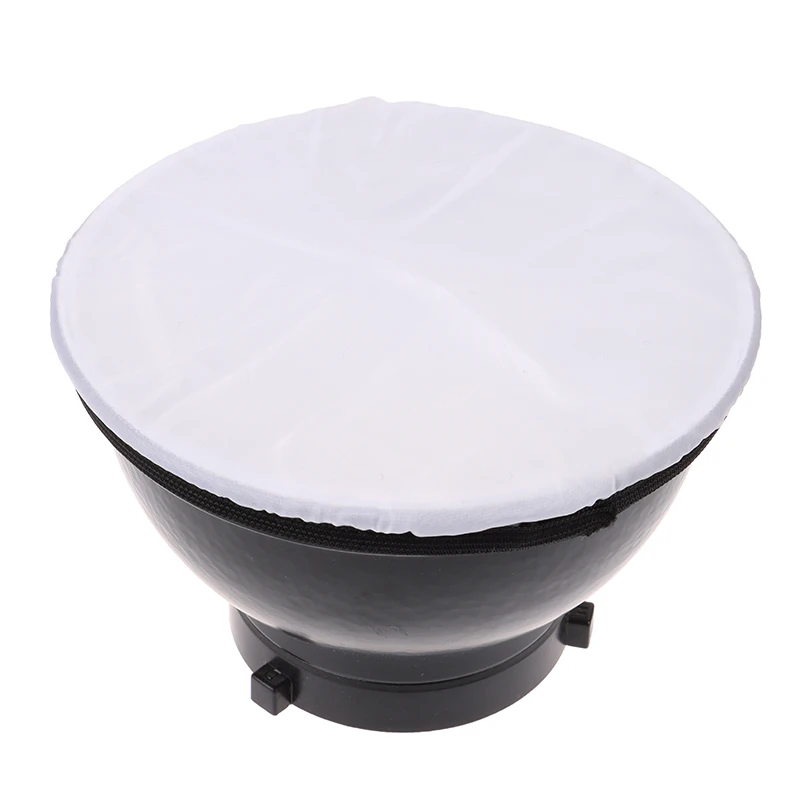 1PC White Nylon Diffuser - Photography Light Soft Diffuser Cloth For 18CM Standard Studio Strobe Reflector-F(x)