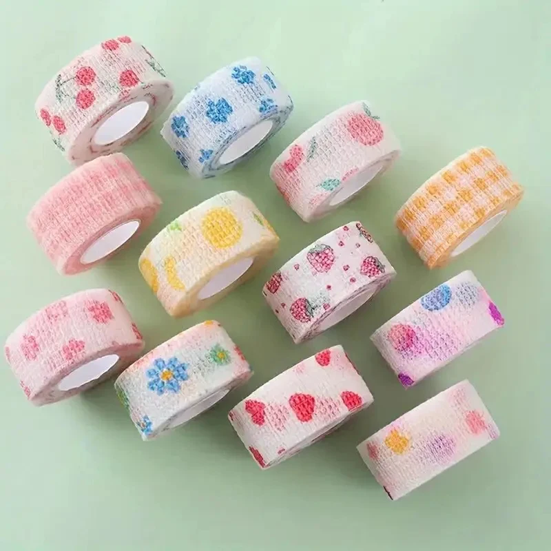 12/20/30pcs Colorful Non-Woven Elastic Self-Adhesive Finger Protection Tapes for Sports Crafts Wrist Hand Support Flexible Tape image 6