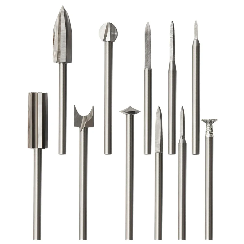 

Drill Bit 1 8 Inch Shank 1 8 Inch Shank 11 Pcs Intricate Wood Processing Pet House Construction Crafting Success