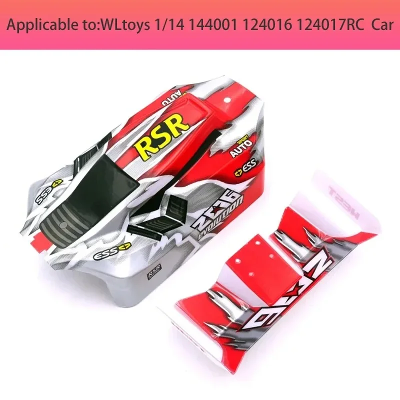 WLtoys 144001 1/14 RC Car Spare Parts Swing Arm C Seat Vehicle Bottom Motor Reduction Gear Cover Shock Absorbers Tire Plastic