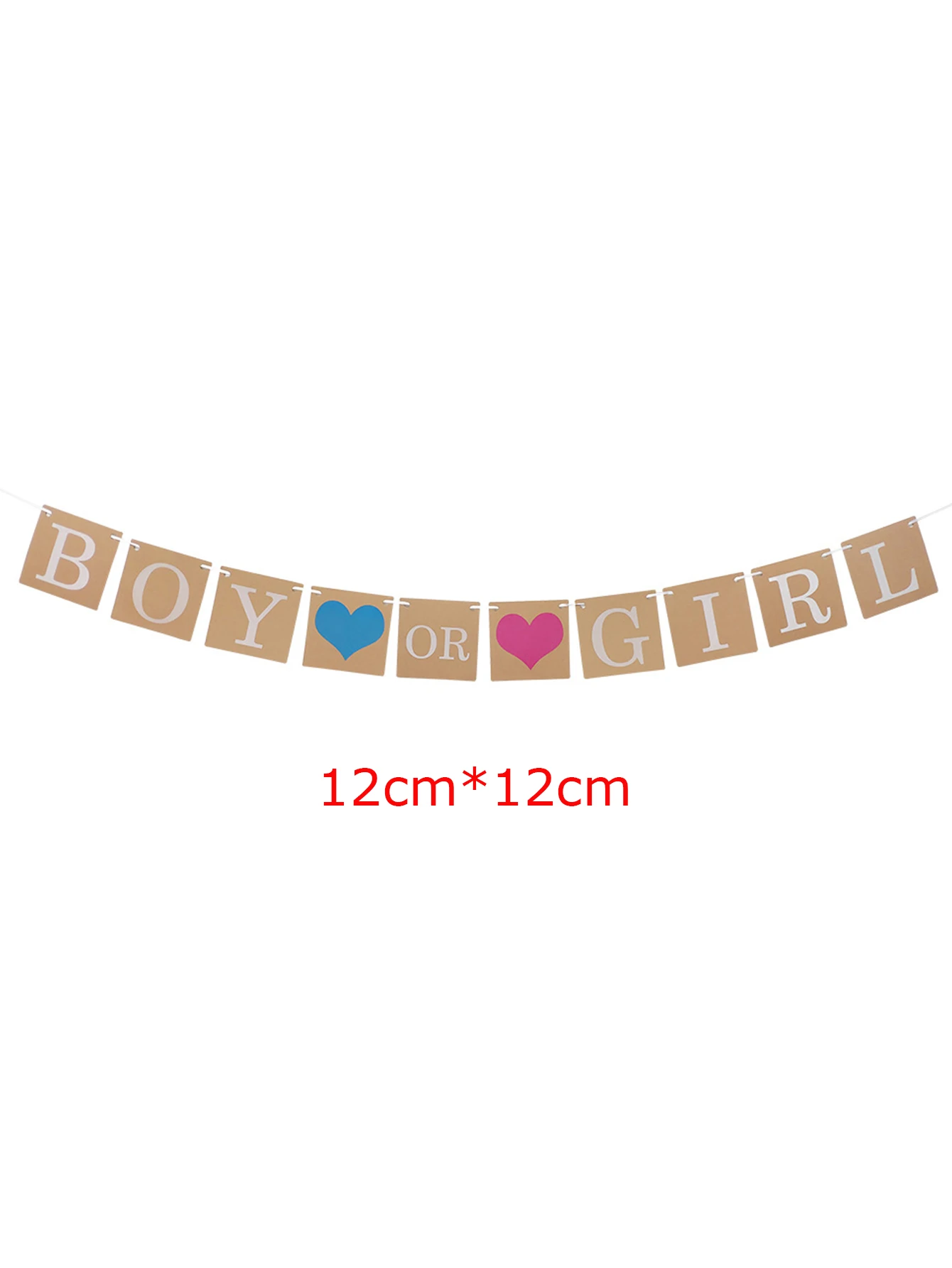 Paper Boy or Girl Banners Gender Reveal Party Banner Gender Reveal Party Decorations