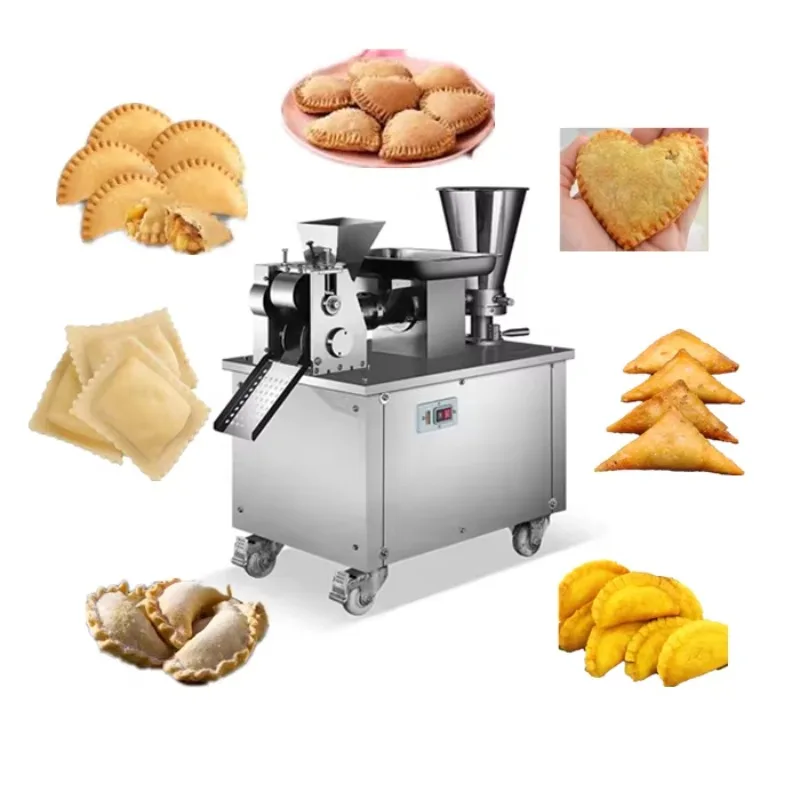 

2025Full Pie Making Machine Automatic Dumpling Empanada Maker Samosa Making Machine Filling Gyoza Making Mini Ravioli Machine Pr
