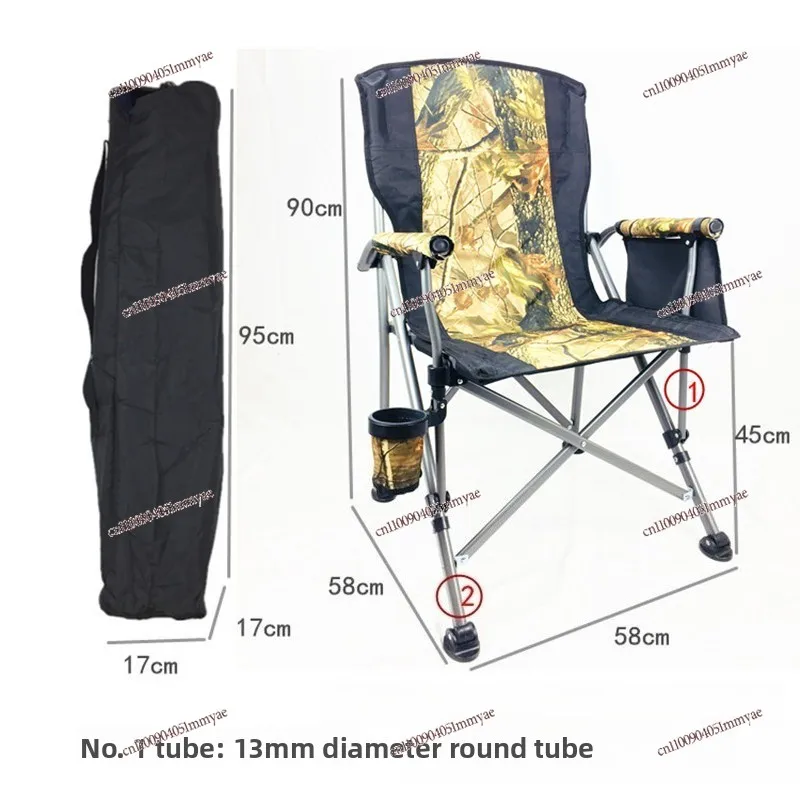 Load-bearing 300 Pounds, Outdoor Leisure Chair, Folding Beach Art Student Painting Director Chair