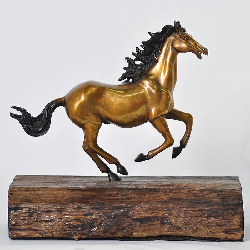 

Bronze Horse Bronze Horse Ornament Chinese Zodiac Horse Crafts Home Office