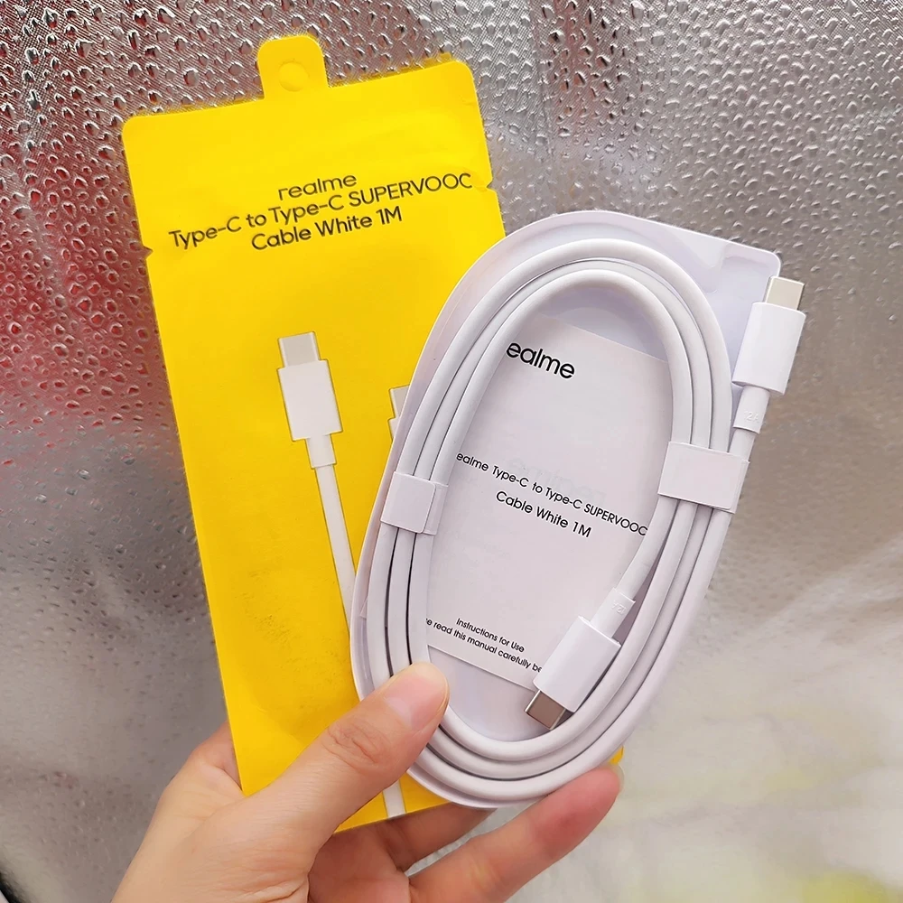 10A Super Fast Charging USB PD Cable 150W 120W 100W 65W Type-C To Type-C Data Cord For Realme 15 14 13 12 11 Pro+ GT 8 7 6 5 7T