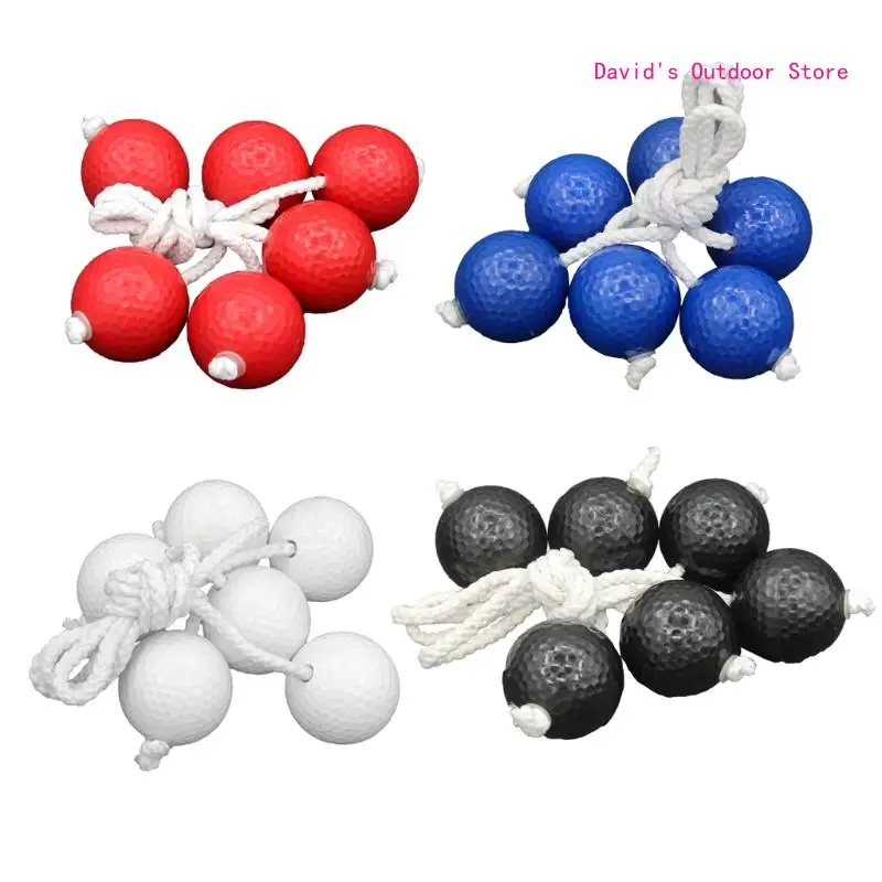 3 Pairs Ladder Ball Replacement Ladder Balls PE Ladder Toss Set Toss Game Balls For Toss Ball Game Outdoor Sports X3UA