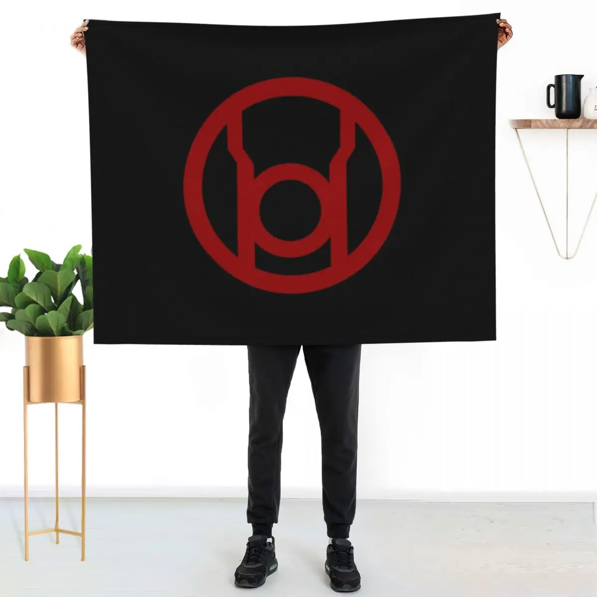 

Lantern of Rage Throw Blanket Compact Warm Blanket for Car Road Trip
