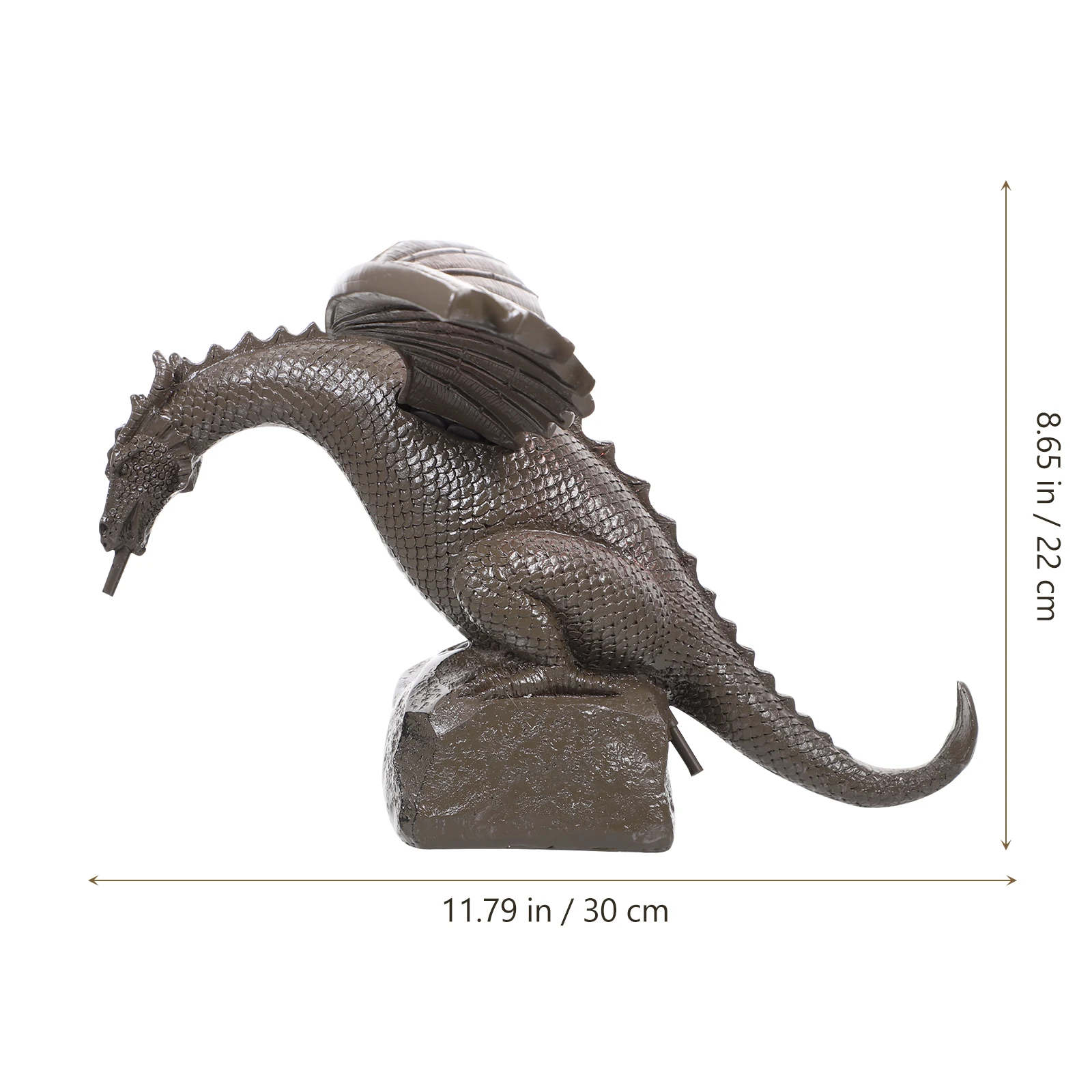 

Dragon Fountain Nozzle Wear-Resistant Resin Replacement Fountain Sprayer for Garden Pond Yard Decorative Outdoor Use