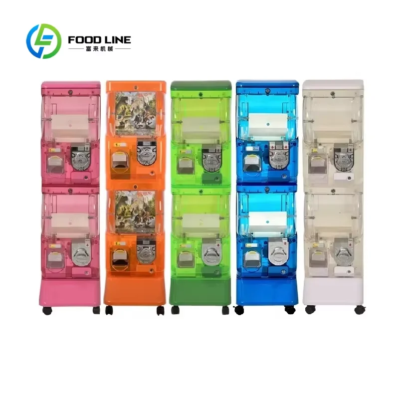 Customized New Trend Children Capsule Egg Game Machine Wholesale Metal Coin Operated Vending Machine LED Board 110/220V