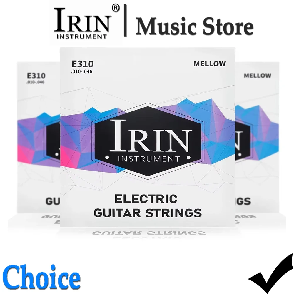 IRIN E310 Electric Guitar Strings Hexagonal Alloy High Carbon Steel Core Six-String Guitarra Strings Guitar Parts & Accessory