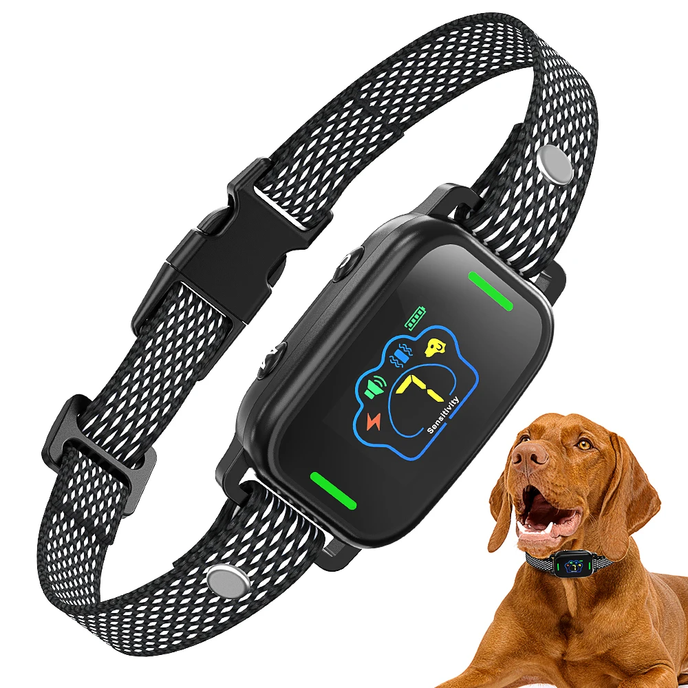 Anti-Bark Collar Anti Barking Antiladridos For Dogs Anti Bark Device Dog Electric Sheet Electro Schocker Supplies Things Pets