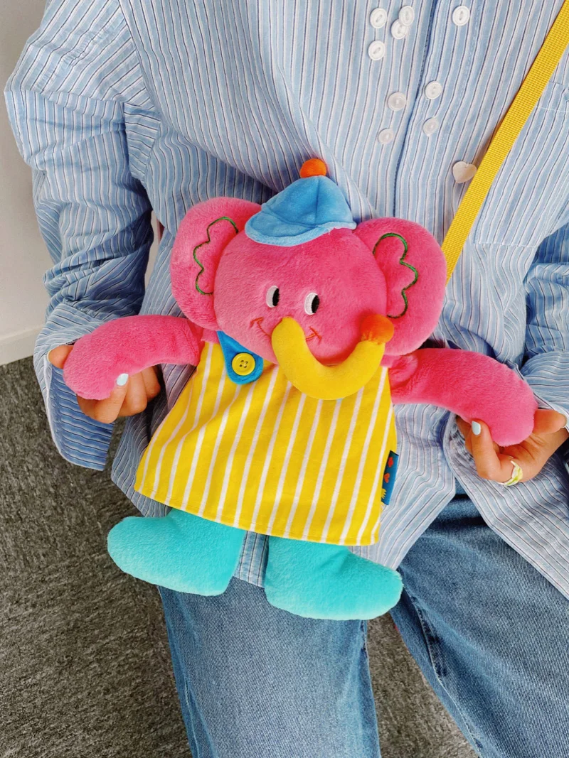 

Оригинальная милая мультяшная сумка-кроссбоди Uody для девочек, сумка для мобильного телефона, молодежная сумка с животными, на молнии, для повседневного использования