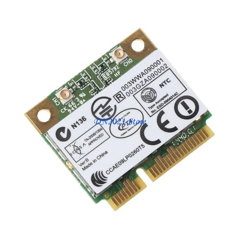 F3KE لـ ATHEROS AR9287 AR5B97 محول لاسلكي 300 ميغابت في الثانية 802.11 B/G/N Mini Half PCI-E WIFI Converter #3