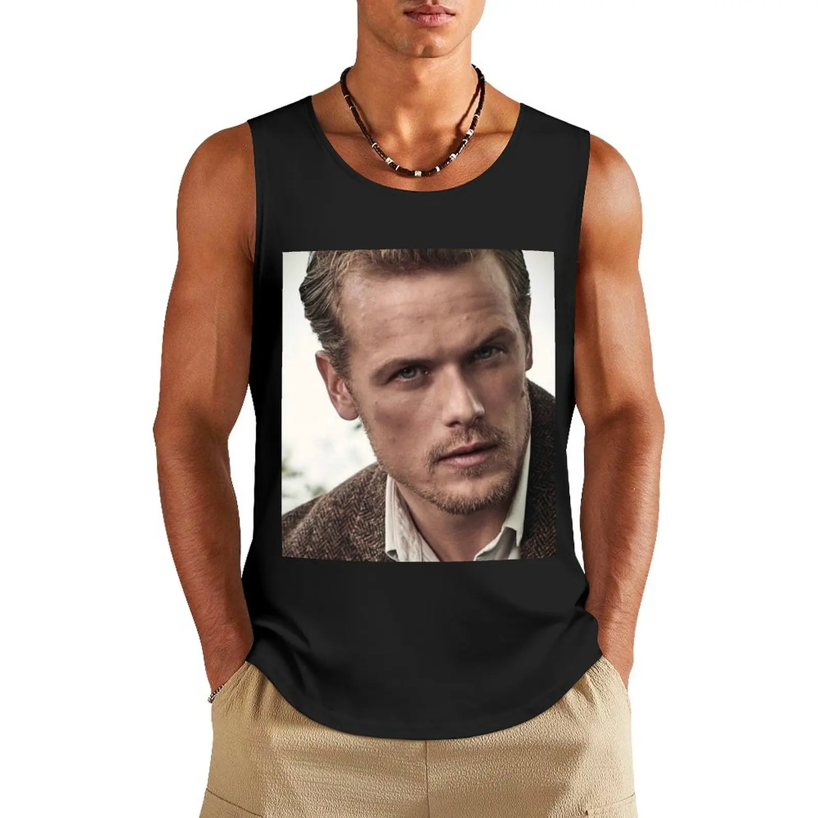 sam heughan Tank Top Body man Top summer