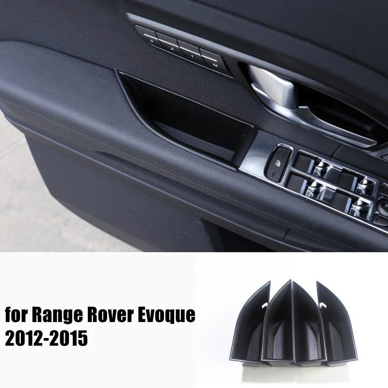 Car Accessories for Range Rover Evoque 2012 2013 2014 2015 Plastic Interior Front Rear Door Storage Box Holder Organizers