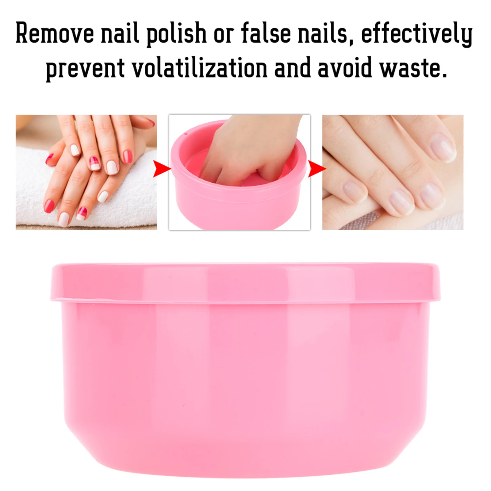 Nail Art Hand Wash Soak Bowl Thickened Polish Treatment False Nail Removal Bowl Manicure Tool