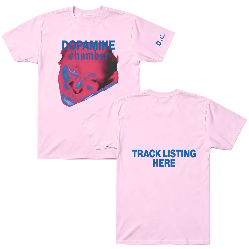 Dopamine Chamber Tracklisting T-Shirt Fontaines D.C. Band Streetwear Harajuku Graphic T Shirts Unisex Pure Cotton Casual Y2k Tee