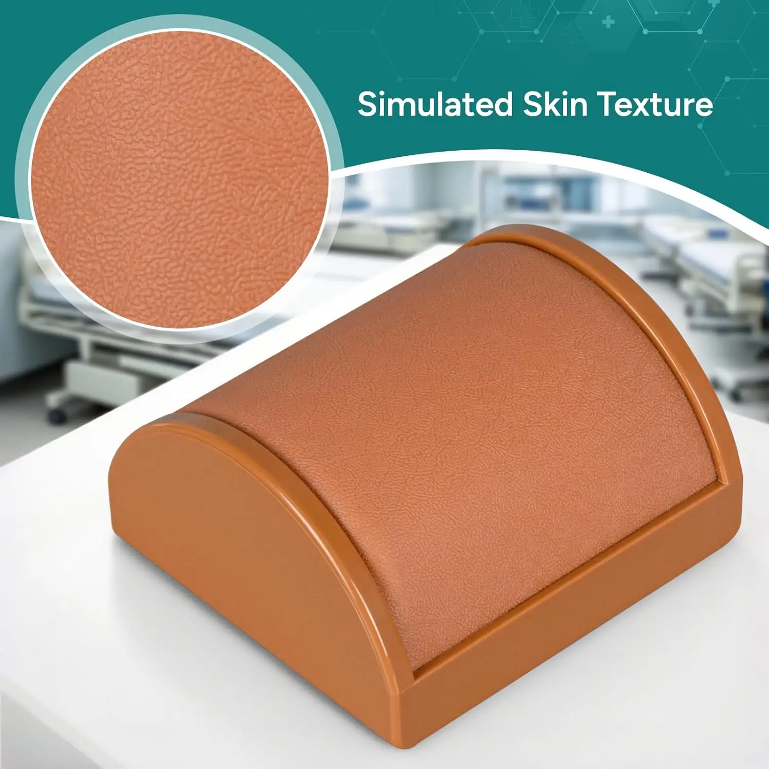 Realistic IM SQ Injection Practice Pad Intramuscular and Subcutaneous Injection Training Pad for Medical Education Tool Only