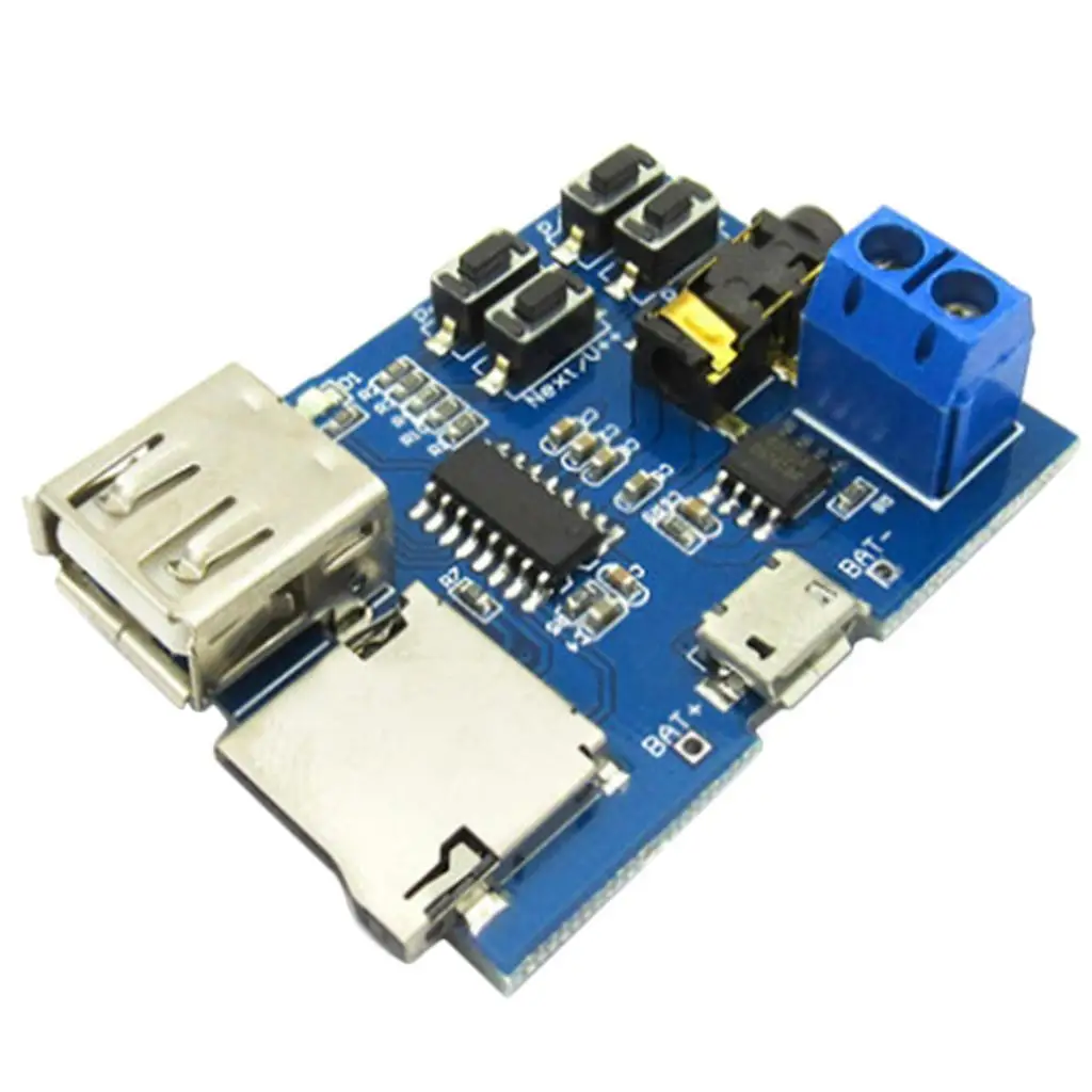 

TF Card USB Flash Drive Audio Decoding Board Module MP3 Player Electronic Kit for Home Music System